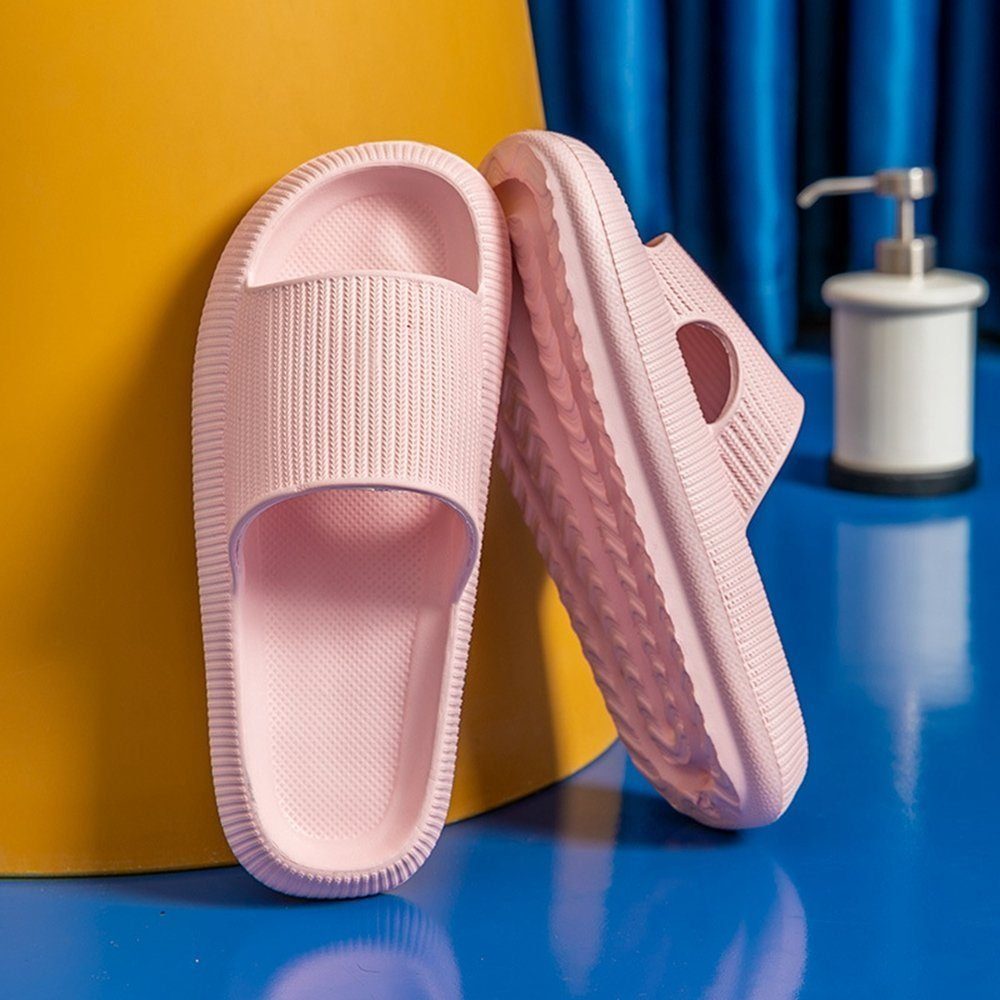 SOTOR Badeschuhe 4CM dicke Sohle weiche Hausschuhe Hausschuhe Badeschuh Geeignet für Bad, Schlafzimmer, Wohnzimmer, Strand, Freizeit.