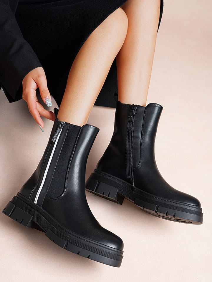 Foreverfolie Boots in Schwarz günstig kaufen