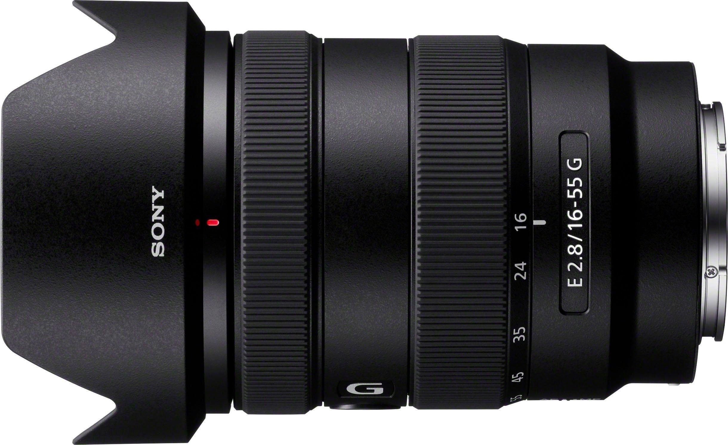 Sony SEL1655G E-Mount Standard Zoom Objektiv, (E 16-55mm F2.8 G, APS-C)