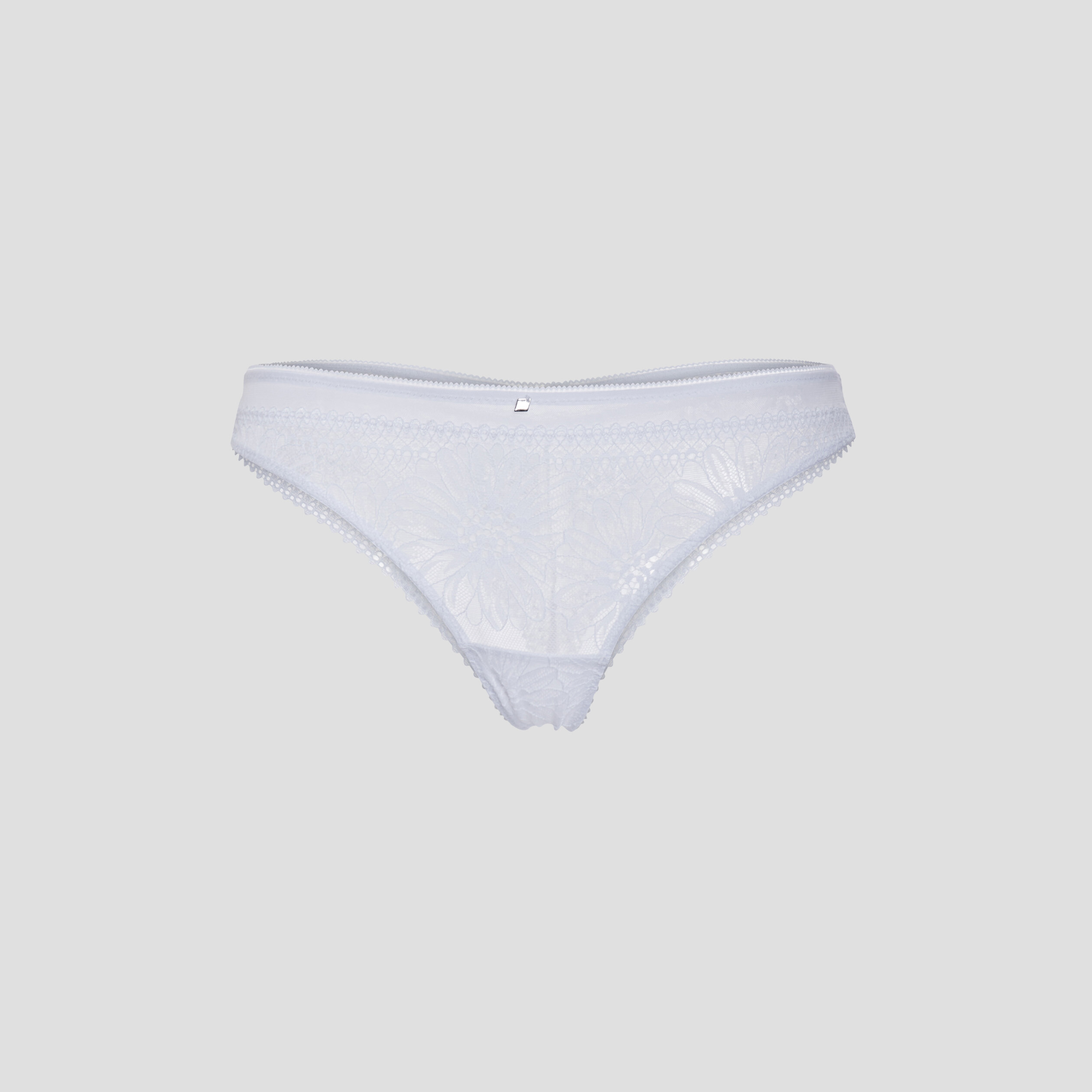 Tanga en dentelle blanc femme | La Halle
