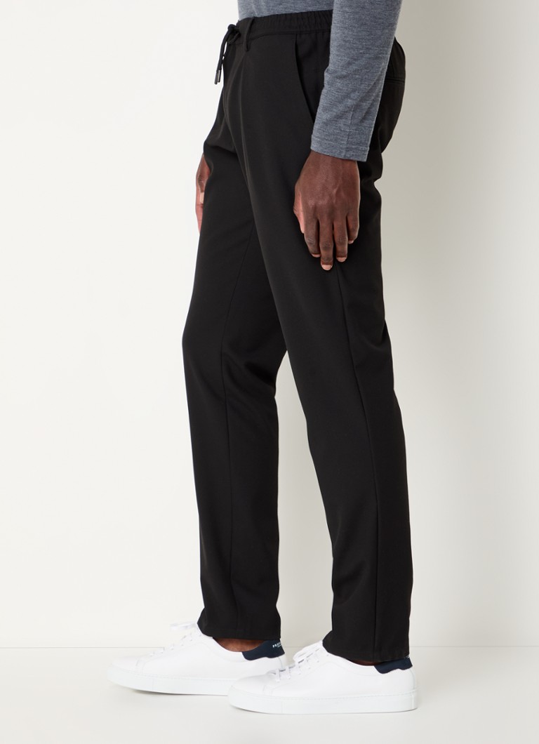 Pantaloni chino Profumo slim fit cu buzunare laterale