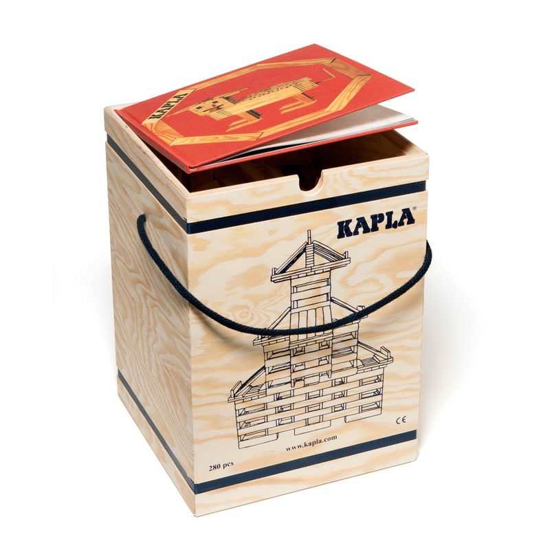 Coffre 280 pièces et livre Kapla