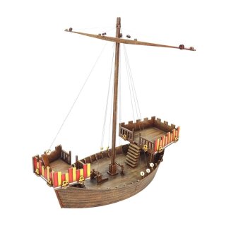 Medieval Cog Sailing Ship