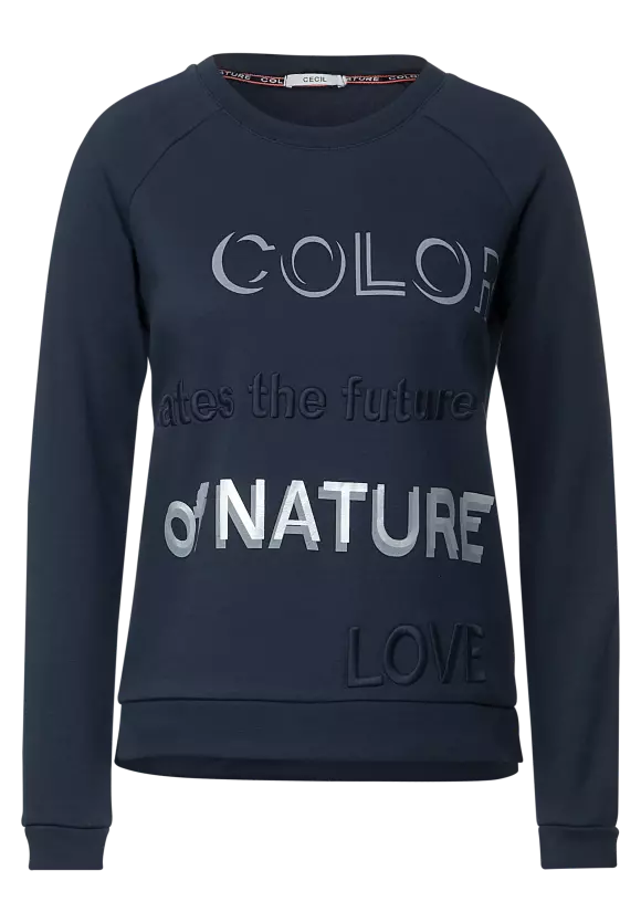CECIL Sweatshirt mit Wording