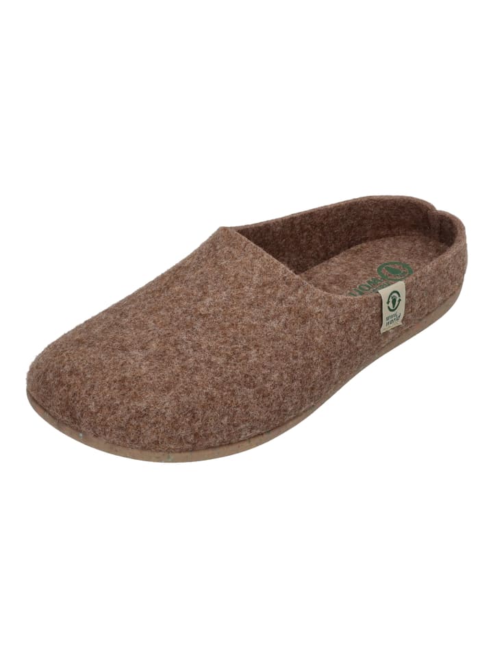 natural world Hausschuhe 8999  in braun günstig kaufen