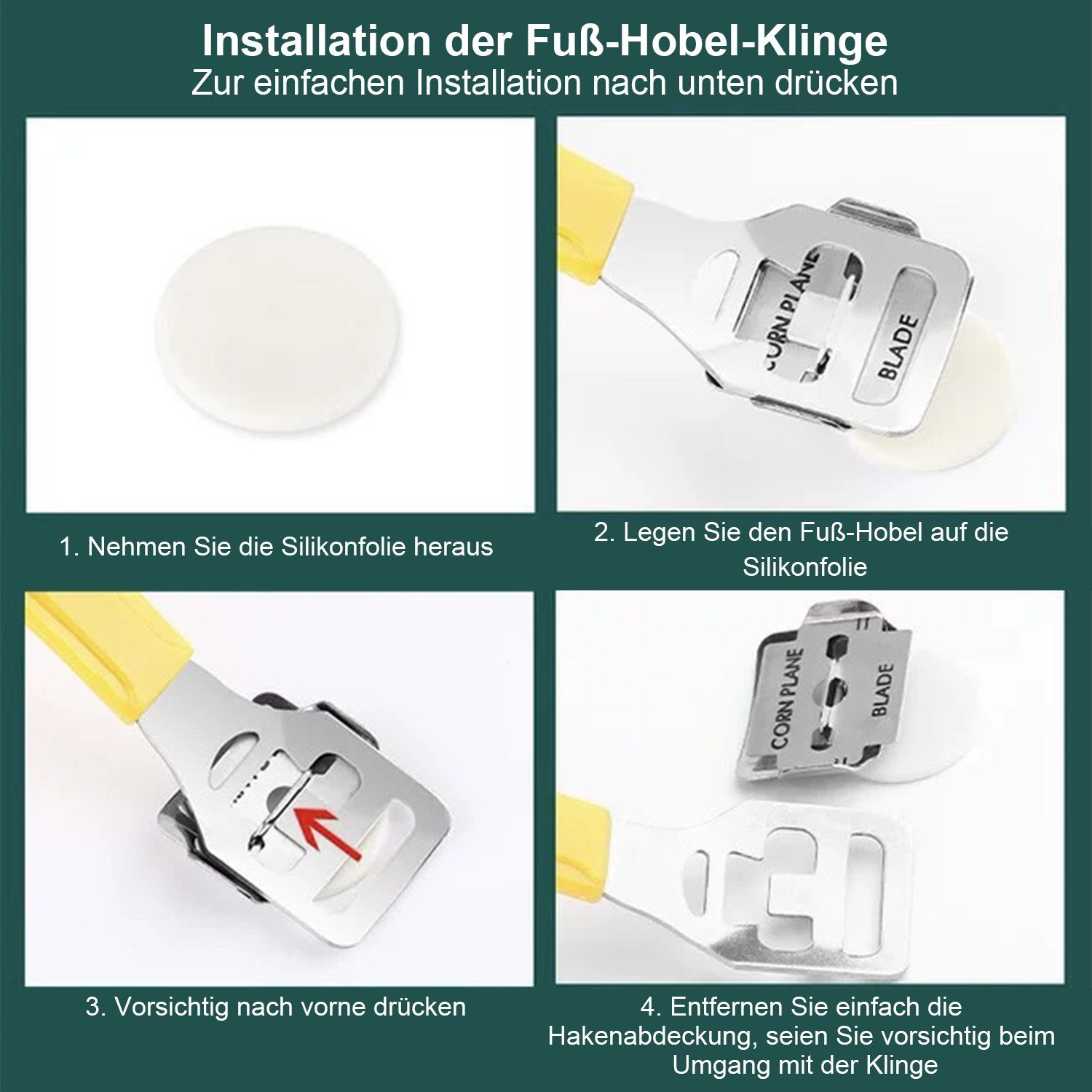 Kpaloft Elektrischer Hornhautentferner, Pediküre-Set 3 Ersatzwalzen 2 Modi USB