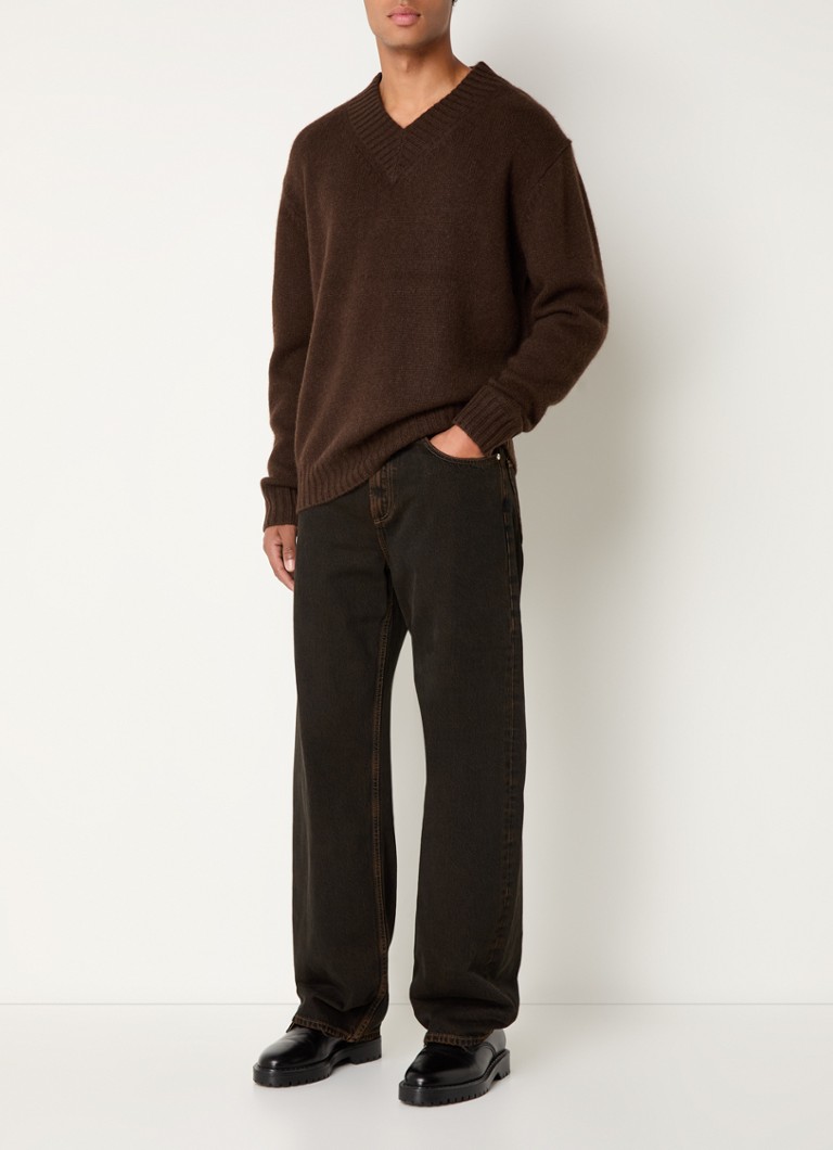 Sandro Fine knitted sweater in wool blend