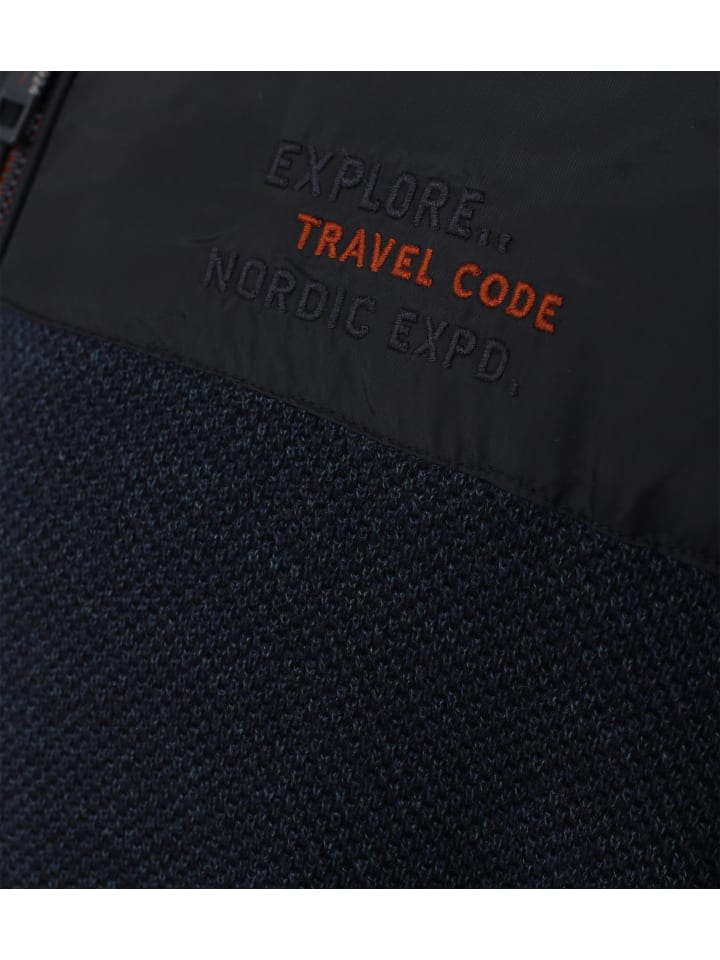 CASAMODA Strickjacke in Dunkelblau günstig kaufen