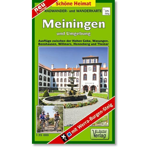 Wander- und Radwanderkarte Meiningen und Umgebung 1 : 35 000 - Wanderkarte