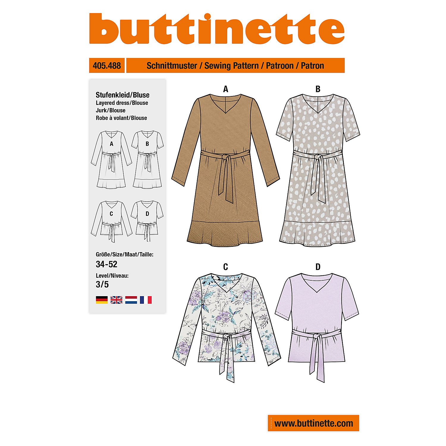 buttinette Schnitt 