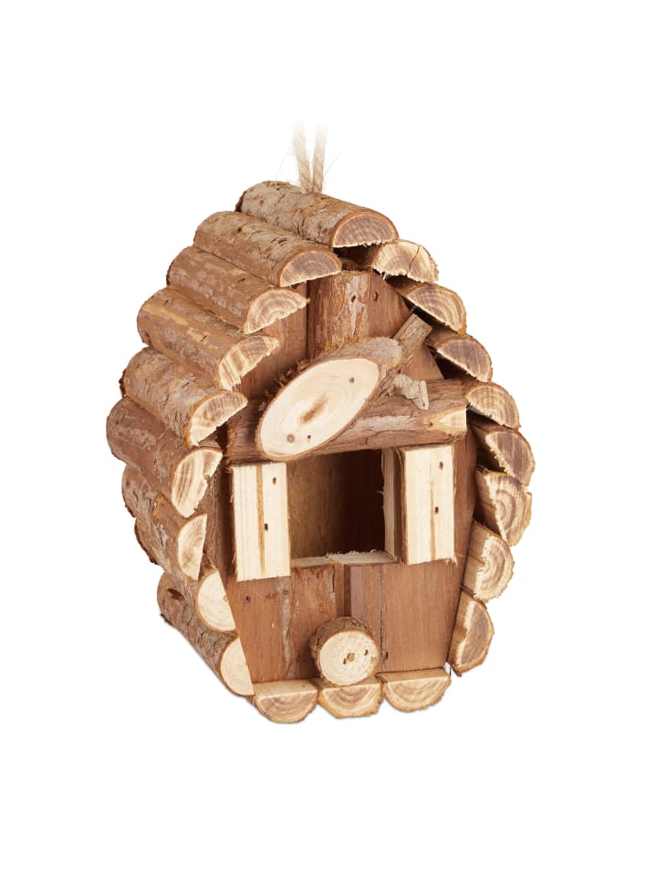 relaxdays Vogelhaus in Natur - (B)11x (H)24,5 x (T)8 cm günstig kaufen onesize