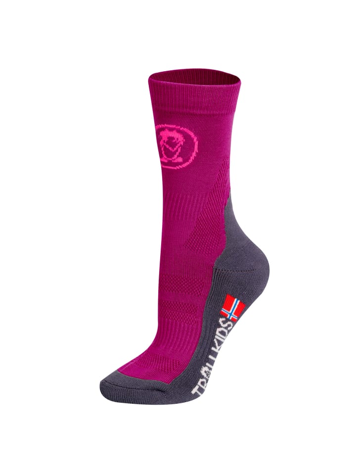 Trollkids Wandersocken Mid Cut II in berry günstig kaufen