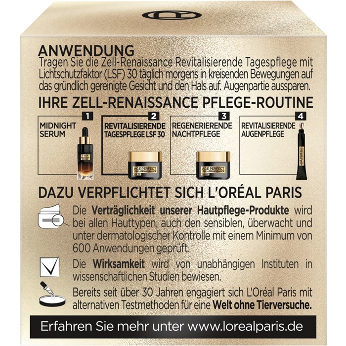Zell-Renaissance Revitalisierende Tagespflege LSF 30