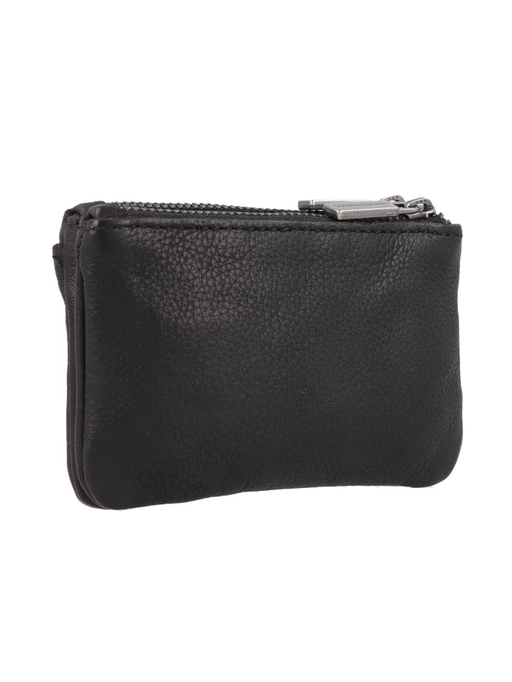 Cowboysbag Cabano Münzbörse Leder 12,5 cm in black günstig kaufen onesize