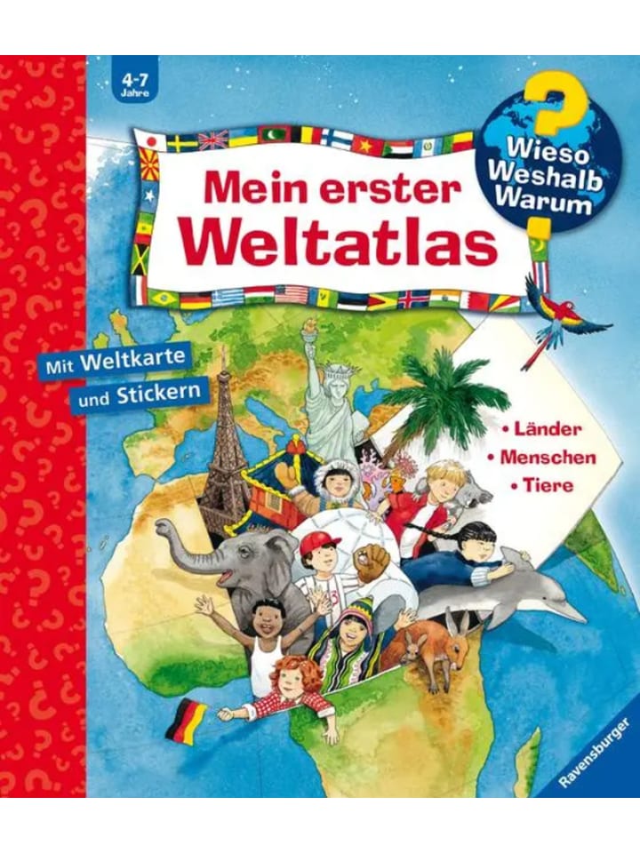 Ravensburger Wieso? Weshalb? Warum? Mein erster Weltatlas | Länder. Menschen. Tiere günstig kaufen onesize