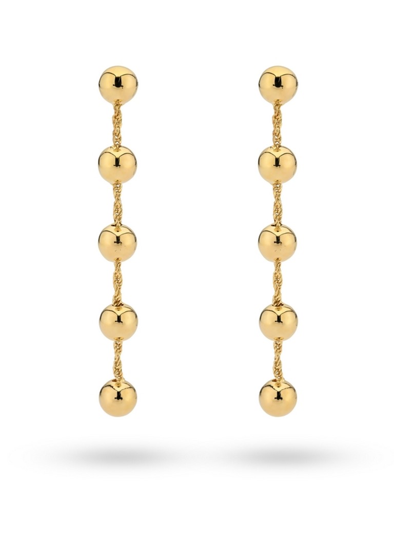 24Kae Gold plated stud earrings 42468Y