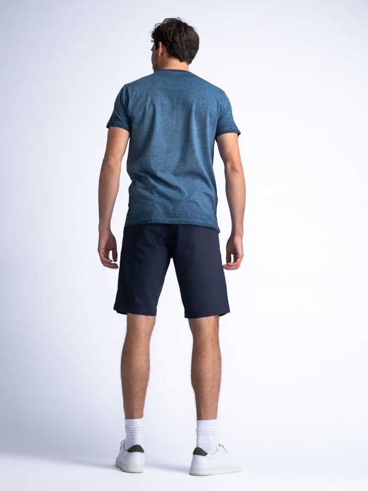 Petrol Industries Chino-Shorts mit Gürtel Breezeify in Blau günstig kaufen