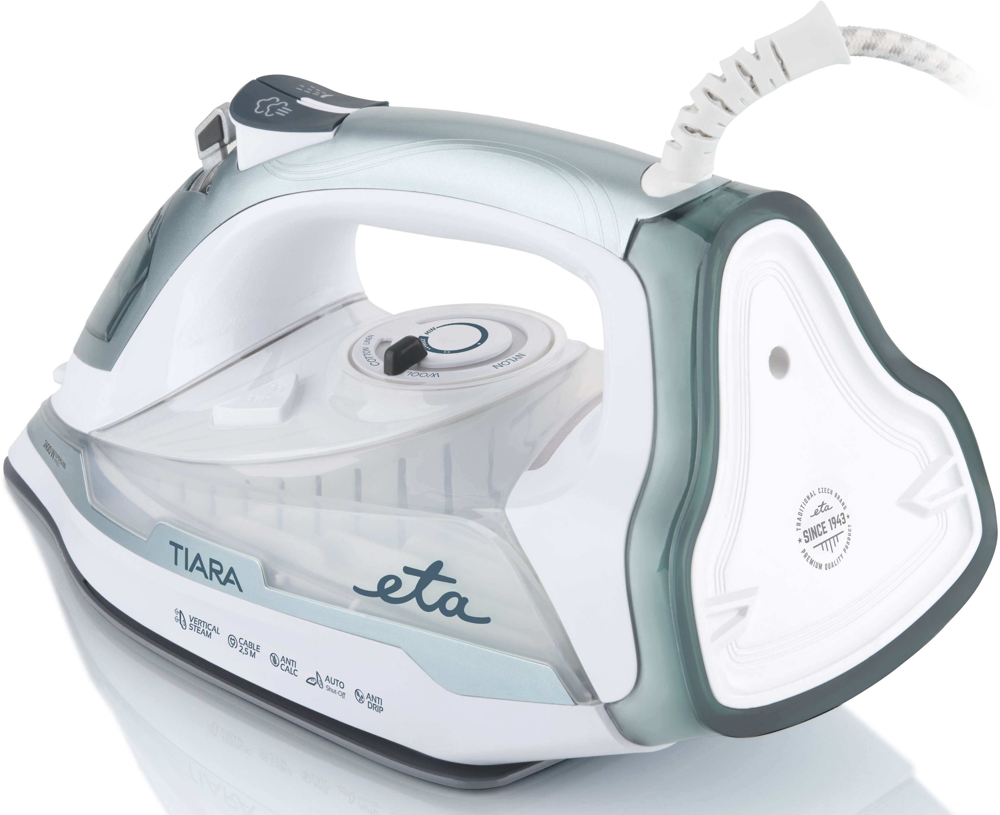 eta Dampfbügeleisen TIARA II ETA226990000, 2400 W, Dampfstoß 140 g/min