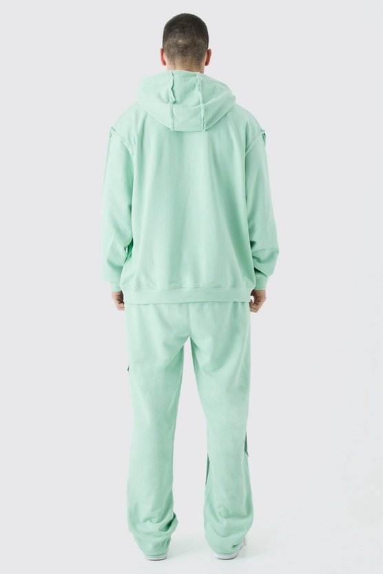 Tall Oversize Hoodie mit rohem Saum