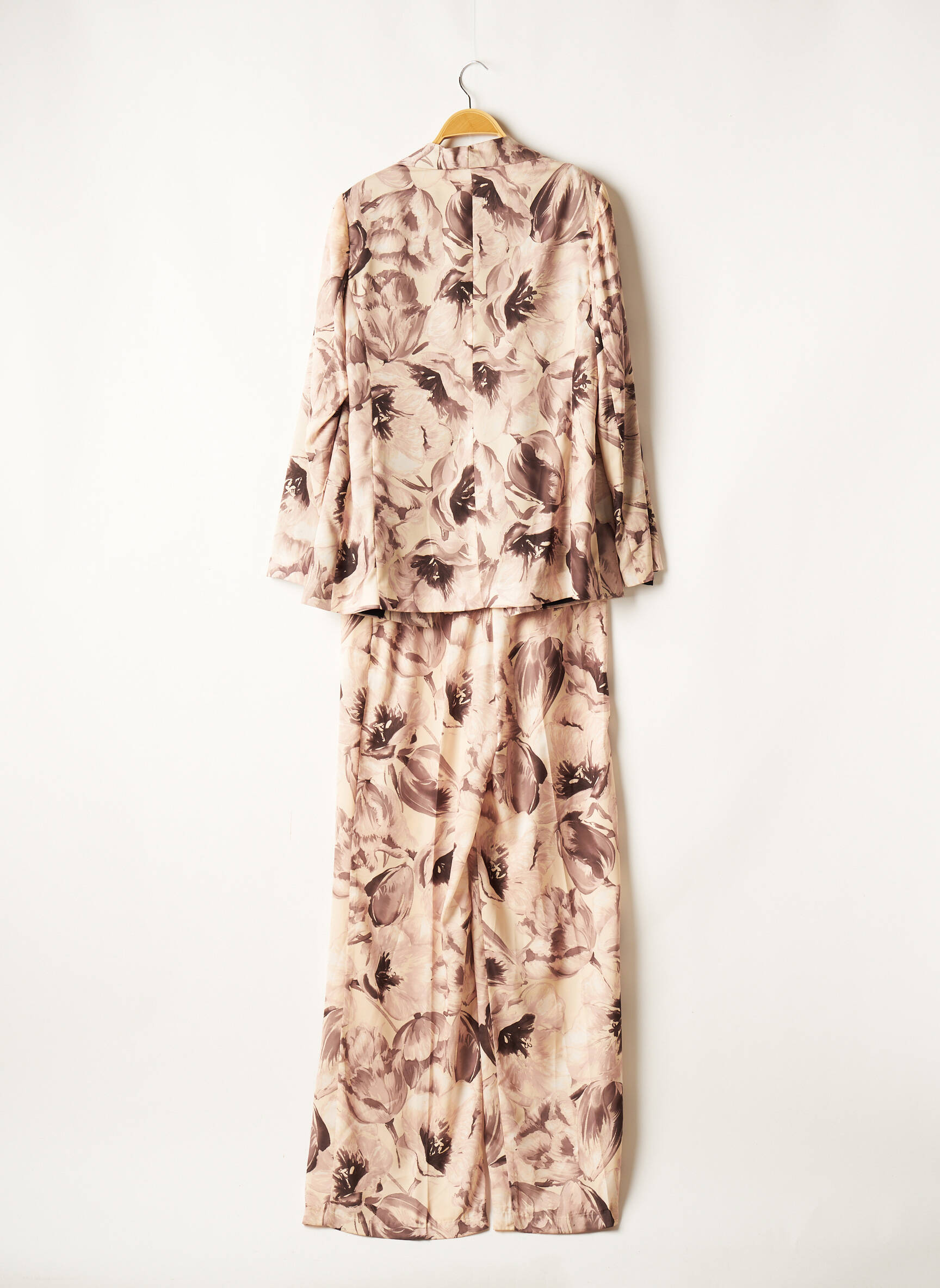 Angela Davis Pantalon Veste Femme couleur beige