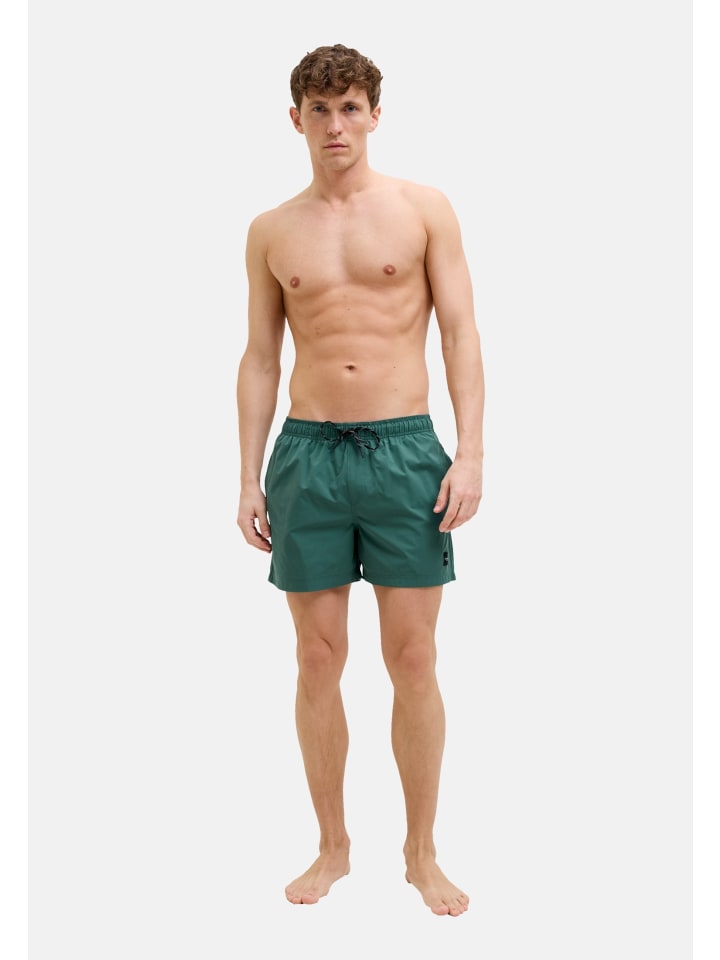Jack & Jones Badeshorts 'Maui' in dunkelgrün günstig kaufen