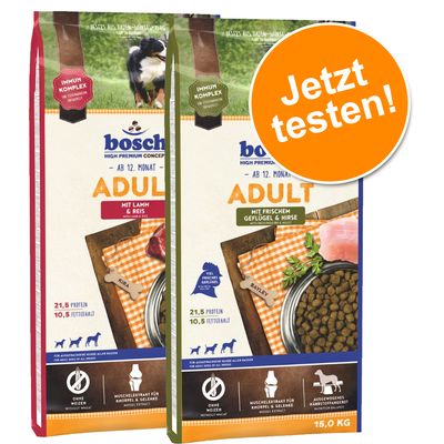 Bosch Hundefutter 2 x 15 kg Mixpaket