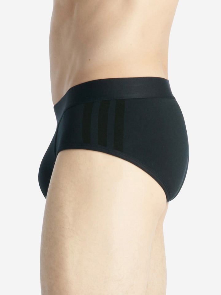 adidas Slip Active Flex Cotton 3 Stripes in Black günstig kaufen