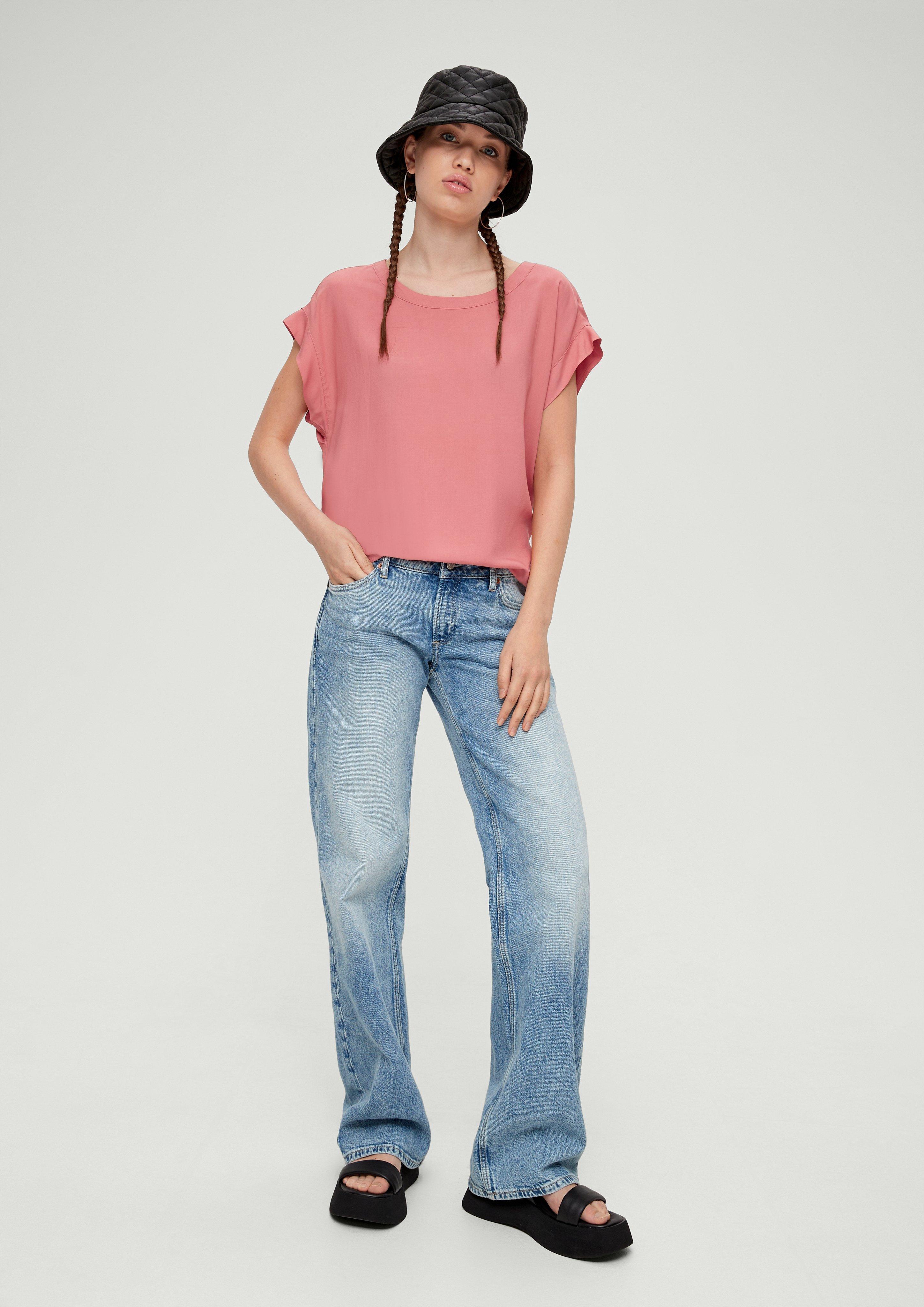 Viskosebluse mit Rückenschlitz  2130825-2069