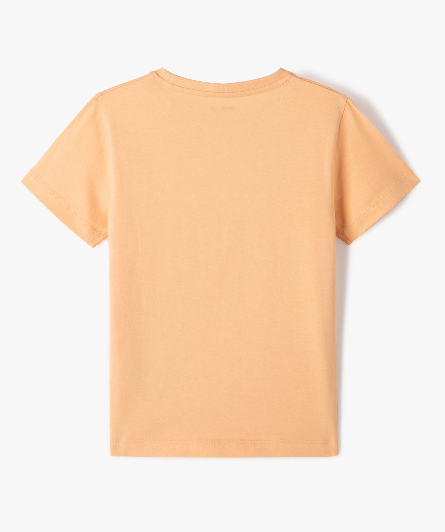 Tee-shirt Garçon à manches courtes avec motifs orange | GEMO