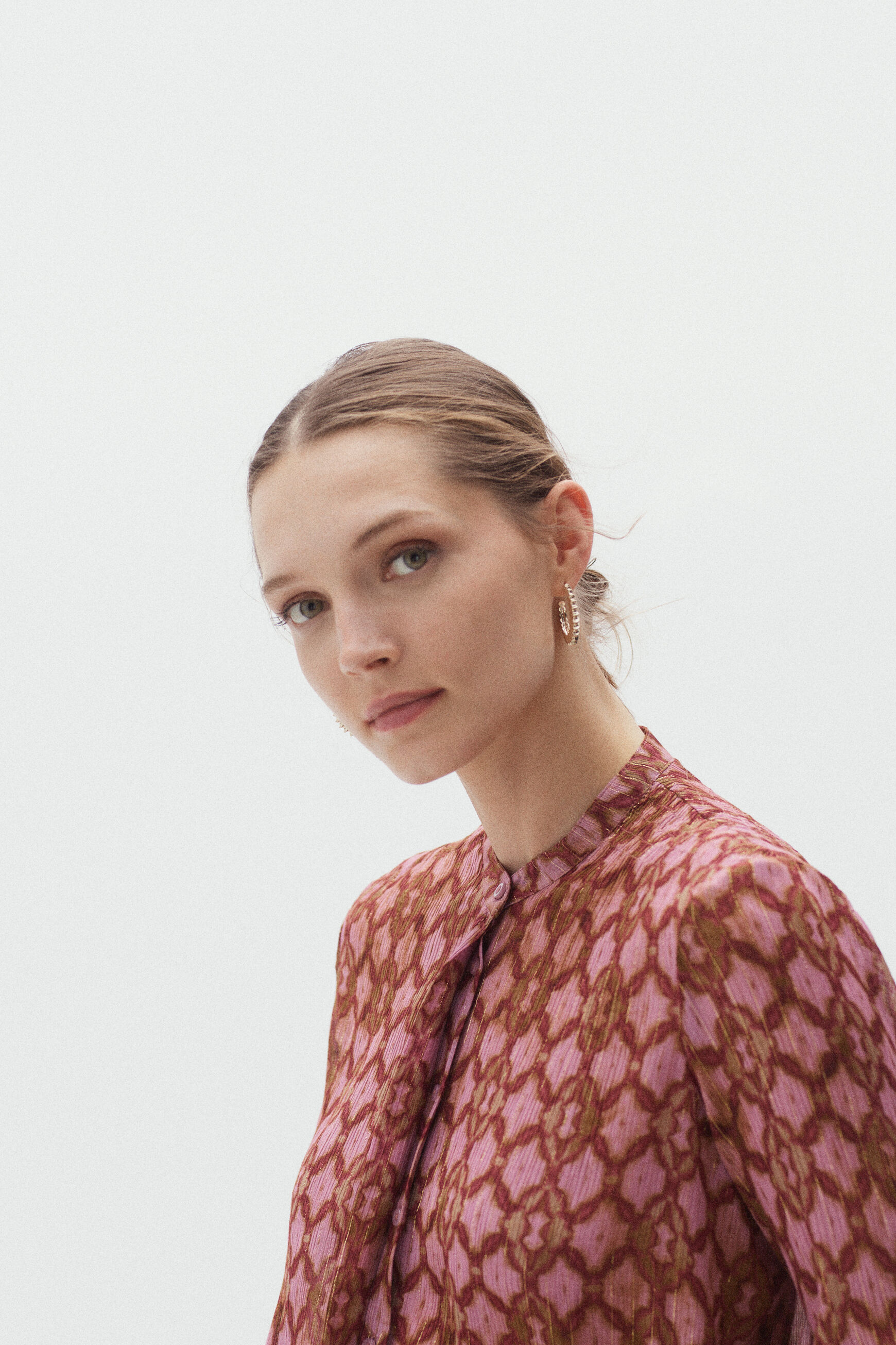 chemisier daphne rose femme