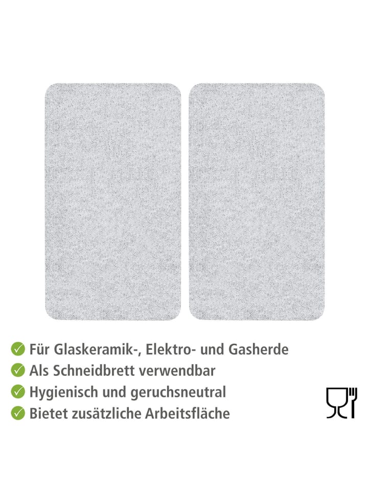 Wenko Herdabdeckplatte Universal 2er Set in Transparent günstig kaufen onesize