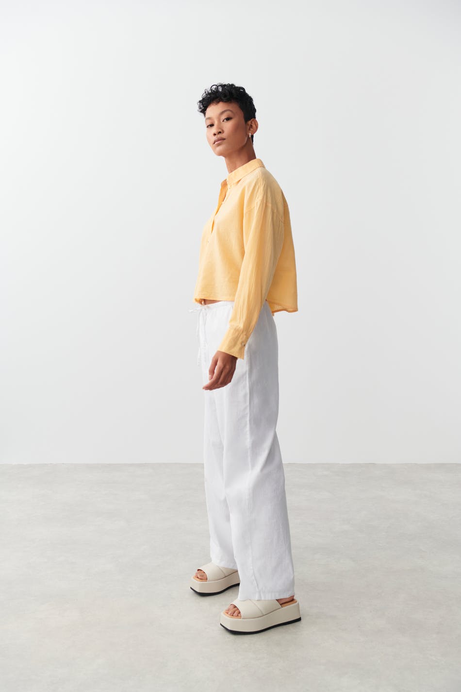 Magda linen blend shirt