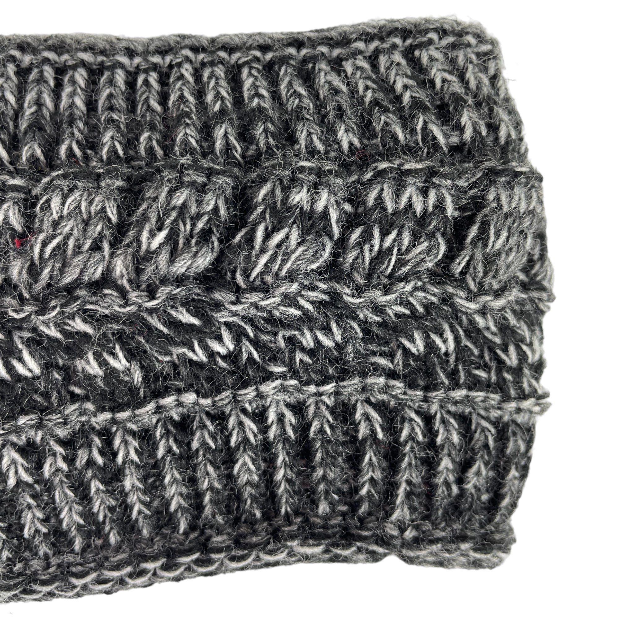 Taschen4life Stirnband Mädchen & Damen Strick- Stirnband AZ1920-PC Fleece Innenfutter, Zopfmuster, Bandeau