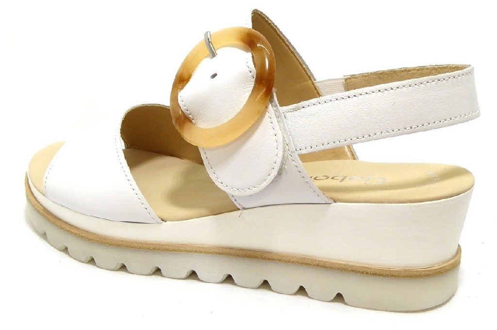 GABOR Riemchen Sandalen weiss