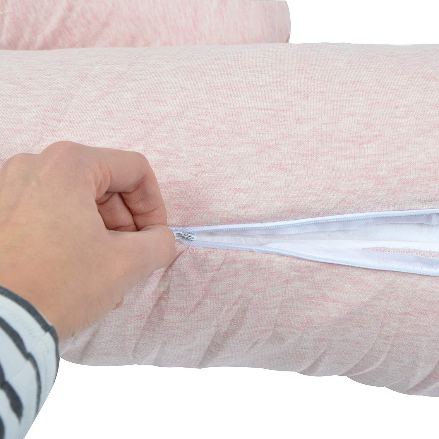 Vendome Seitenschläferkissen Geformtes Seitenschläferkissen Avior, 1-tlg., waschbar, allergikergeeignet und mit einem Bezug aus 100% Baumwolle