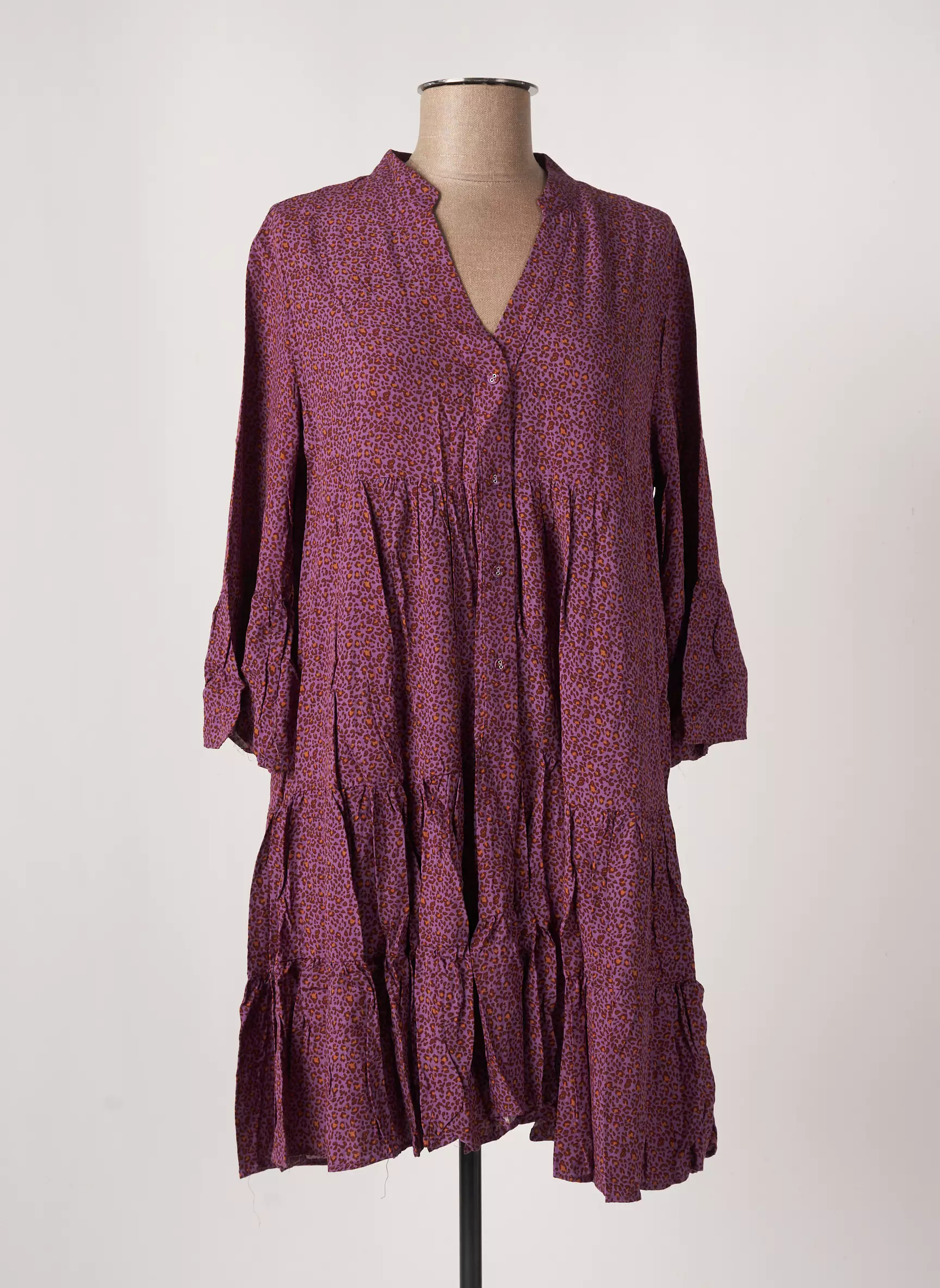 Last Queen Robes Mi Longues Femme couleur violet