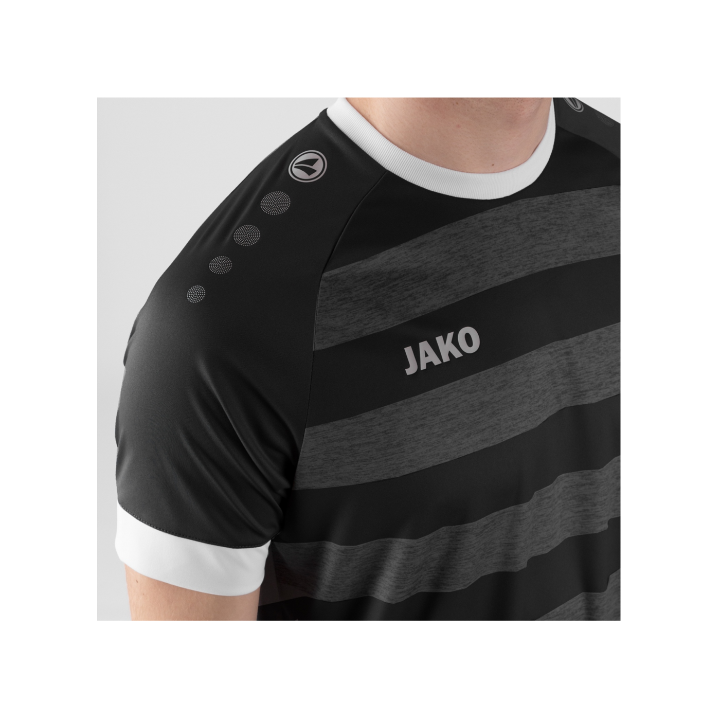 JAKO Celtic Melange KA Trikot Kids Schwarz F800