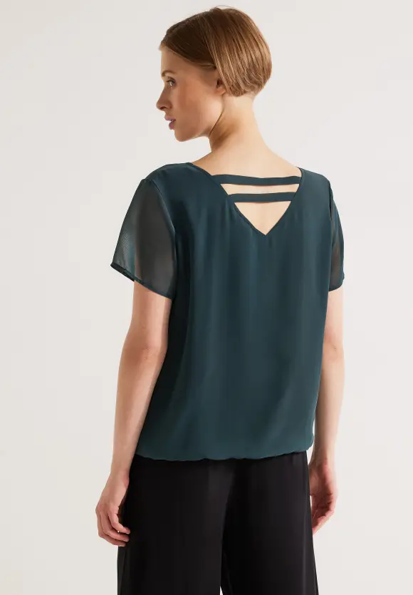 Street One Chiffonbluse mit Cut Outs