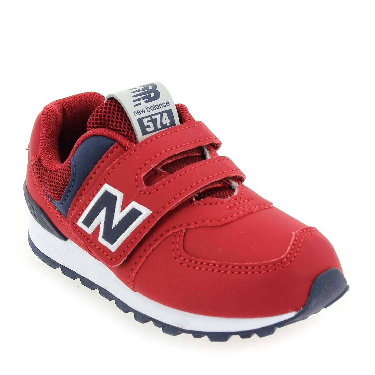 New Balance  IV574 VELCRO - rouge marine