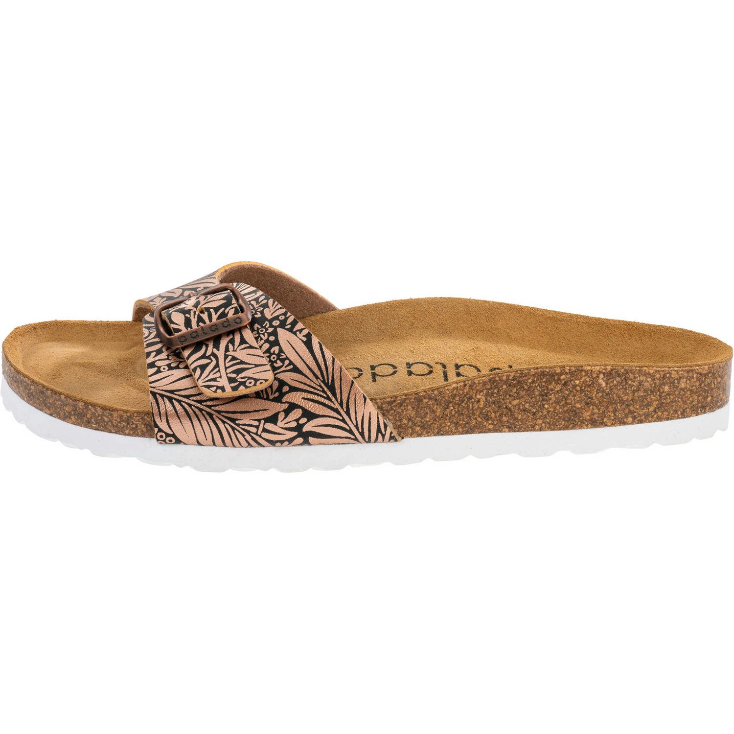 Palado Malta Metallic, Pantoletten, Damen, Print Schwarz Bronze