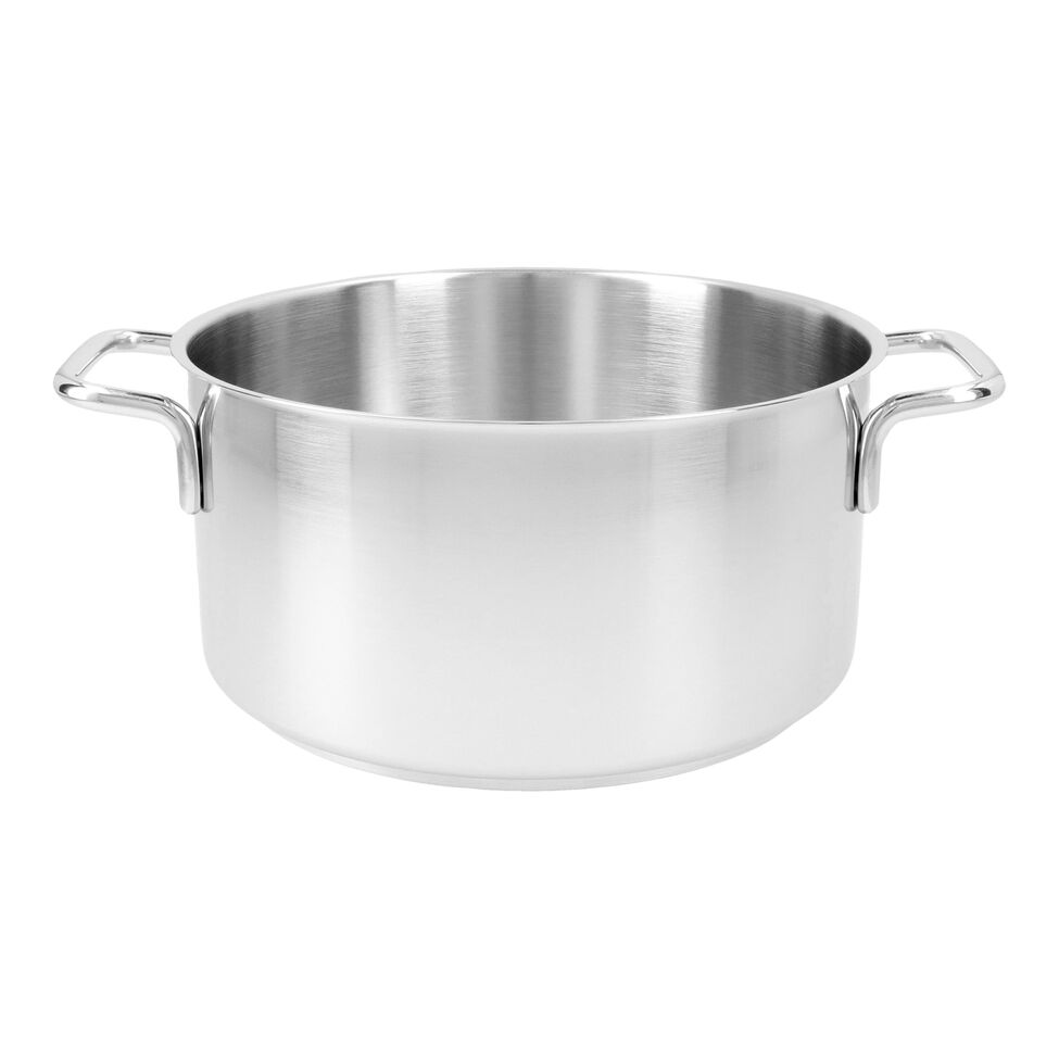 Bratentopf ohne Deckel 20 cm, 18/10 Edelstahl