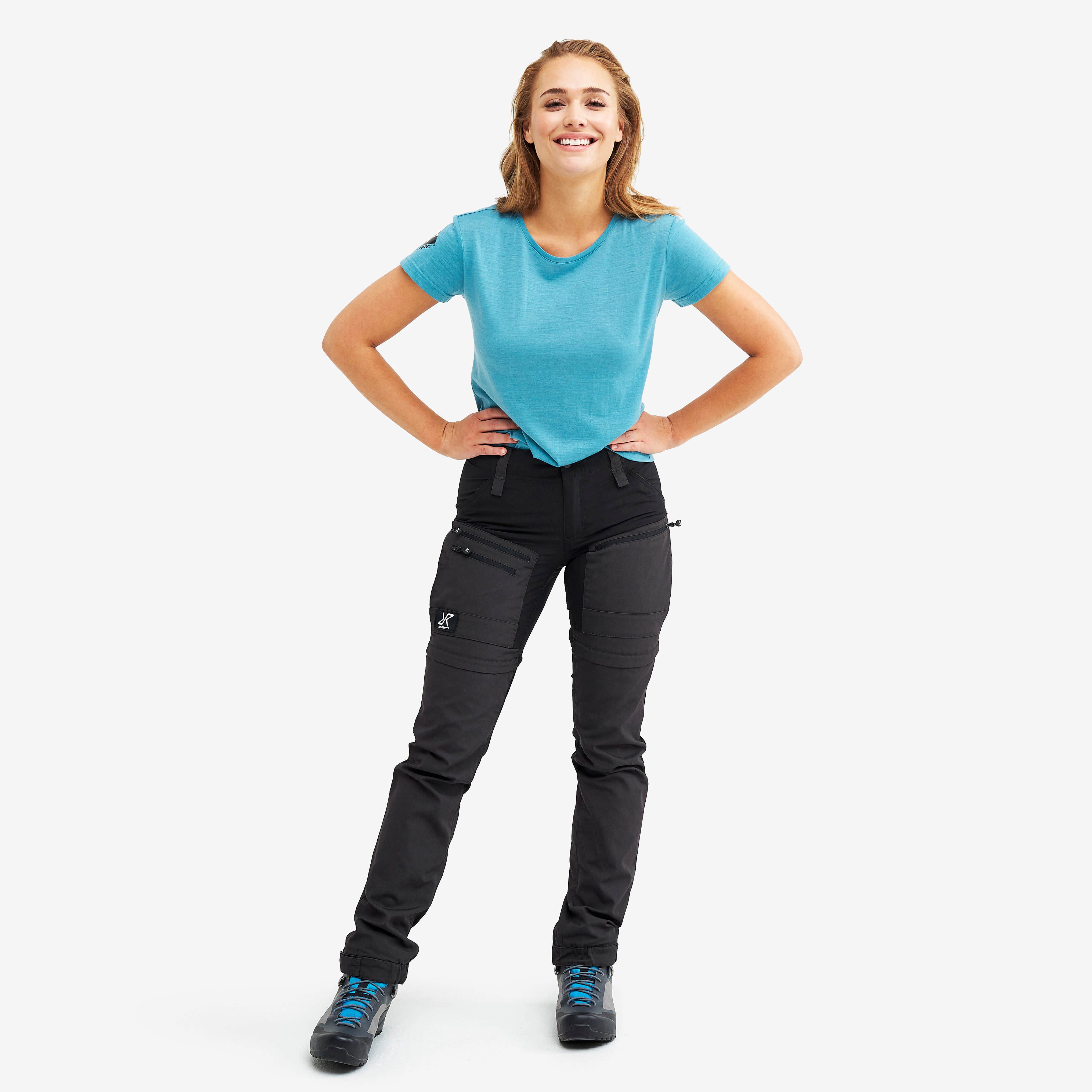 RVRC GP Pro Zip-off Pants Femme Jetblack