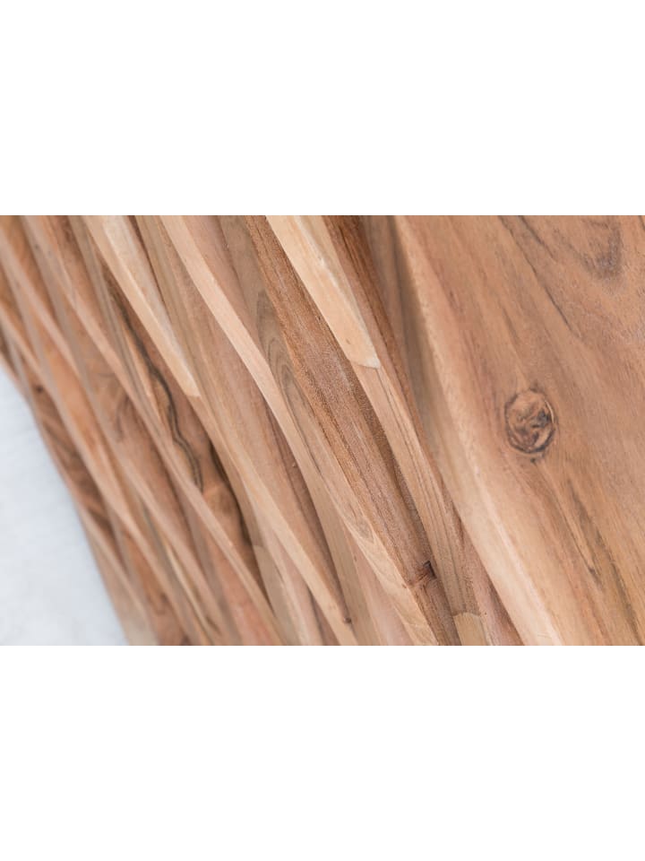 KADIMA DESIGN Sideboard 160 x 75 x 43 cm Massiv-Holz Natur Baumkante Anrichte günstig kaufen onesize