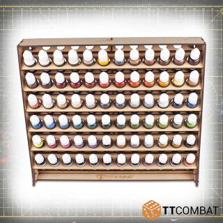 TTC & Vallejo Paint Rack 72