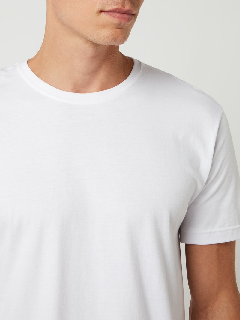 T-Shirt aus Baumwolle im 2er-Pack in weiß