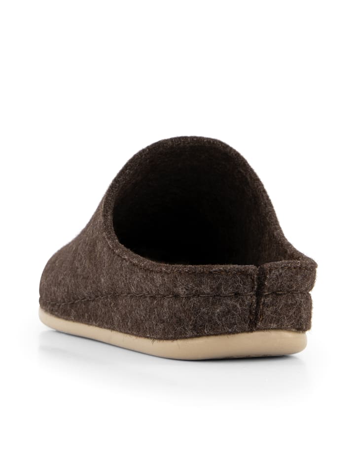 TRAVELIN' Filzpantoffeln At-Home in Braun günstig kaufen