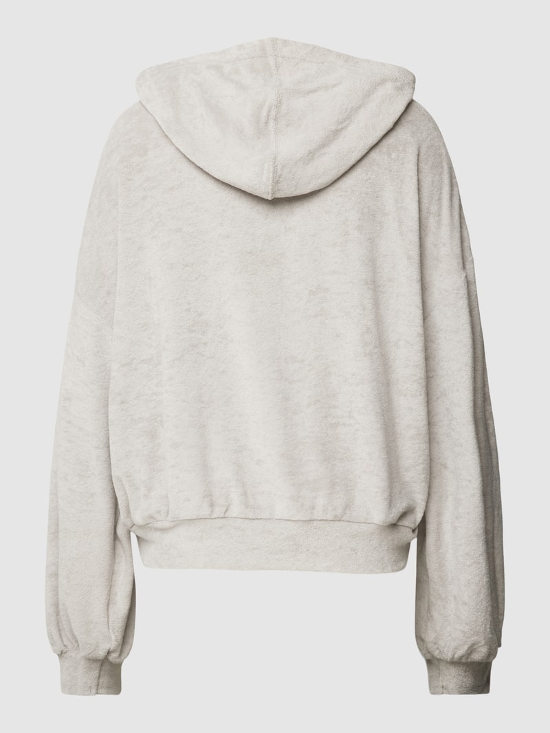 Hoodie mit Label-Schriftzug Modell 'COZY LOUNGE' in hellgrau