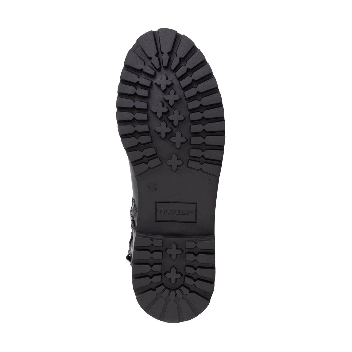 Travelin' Langesund Men Schnürschuh (Schnürsenkel und Reißverschluss) echtes leder