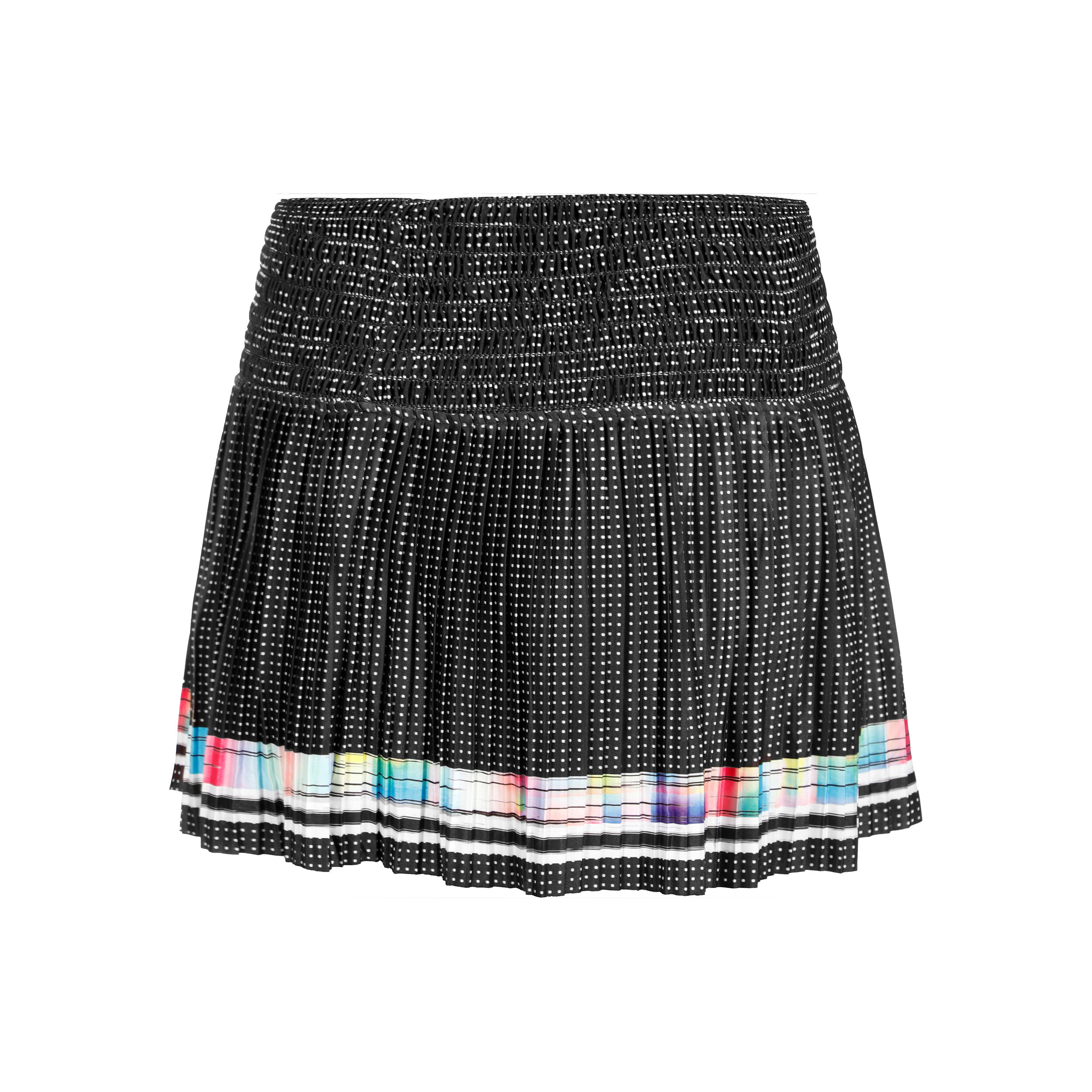 Long Hot Tropic Smocked Rock Damen - Schwarz, Mehrfarbig