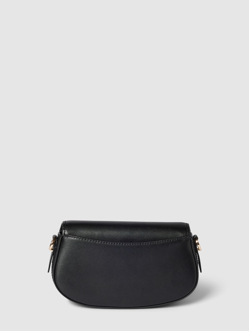 Handtasche mit Label-Applikation Modell 'MILA' in black